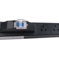 IEC C19 PDU 6 Ways Socket with Circuit Breaker